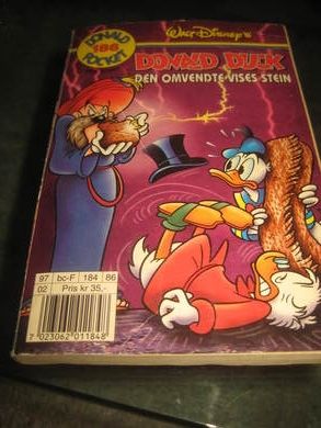 DONALD POCKET nr 186 DEN OMVENTE VISES STEIN 1 UTGAVE