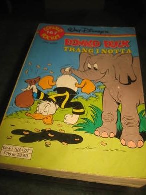 DONALD POCKET nr 167 DONALD DUCK TRANG I N&Oslash;TTA 1 UTGAVE