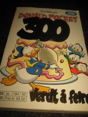 DONALD POCKET nr 300 VERDT &Aring; FEIRE 1 UTGAVE