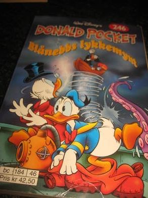 DONALD POCKET nr 246 BL&Aring;NEBBS LYKKEMYNT 1 UTGAVE