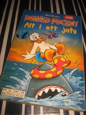 DONALD POCKET nr 248 ALLT I ET JAFS str&oslash;ken bok