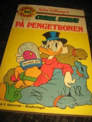 DONALD POCKET nr 50 P&Aring; PENGETRONEN 1 UTGAVE
