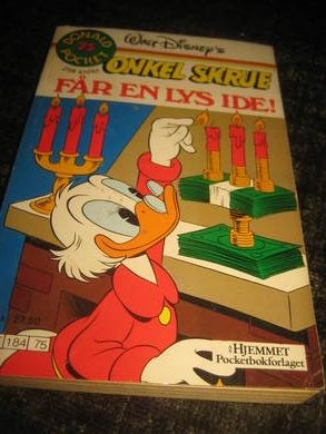 DONALD POCKET nr 75 ONKEL SKRUE F&Aring;R EN LYS IDE 1 UTGAVE