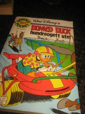 DONALD POCKET nr 1012 DONALD DUCK HUNDREOG ETT UTE 1 UTGAVE