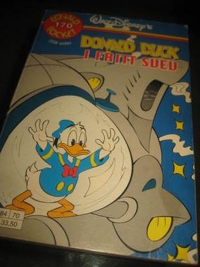 DONALD POCKET nr 170 DONALD DUCK I FRITT SVEV 1 UTGAVE