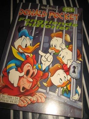 DONALD POCKET nr 254 Fengslende historier str&oslash;ken bok