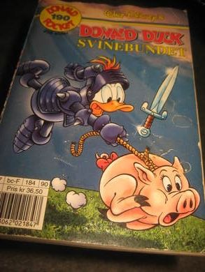 DONALD POCKET nr 190 SVINEBUNDET 1 UTGAVE