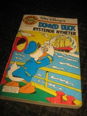 DONALD POCKET nr 102 RYSTENDE NYHETER 1 UTGAVE