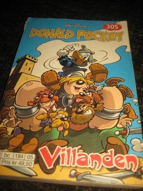 DONALD POCKET nr 305 VILLANDEN 1 UTGAVE