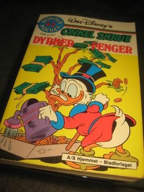 DONALD POCKET nr 63 ONKEL SKRUE DYRKER PENGER 1 UTGAVE