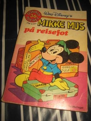 MIKKE MUS P&Aring; REISEFOT BOK NR 36 2 UTGAVE