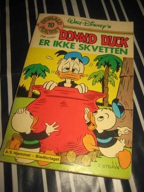 DONALD DUCK ER IKKE SKVETTEN BOK NR 10 2 UTGAVE