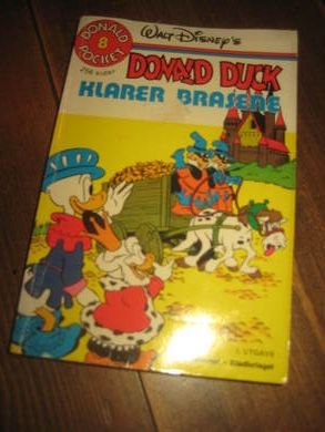 DONALD DUCK KLARER BRASENE BOK NR 8 2 opplag