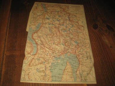 NORMARKA og ØSTMARKA Tidleg 1900 ca 16*25 cm stort