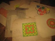 Lot med tegninger etc fra 1924