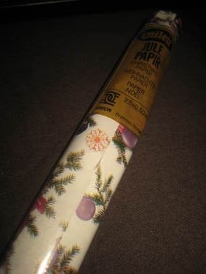 Uåpna rull med ulepapir fra 70- 80 tallet Dette er rull nr 1