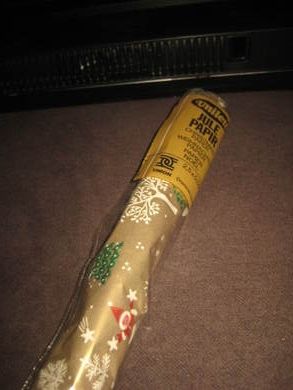 Uåpna rull med ulepapir fra 70- 80 tallet Dette er rull nr 4