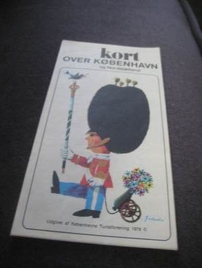 Kort over KØBENHAVN og Nordsjælland 1978