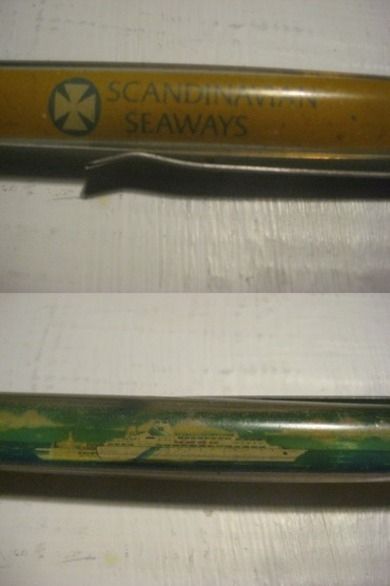 En penn fra SCANDINAVIEN STAR som eg erverva under den tragiske overfarten til Danmark i 1990 da båten ble utsatt for en mordbrann og 159 mennesker omkom