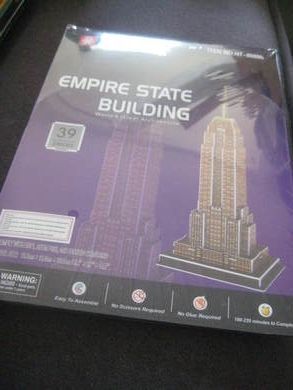 EMPIRE STATE BUILDING. 3D puslespill. Uåpna.