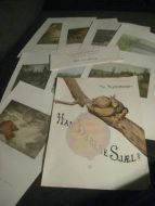 Bilder av Theodor Kittelsen : Har dyrene sjæl? THEODOR KITTELSEN Til utstilling! 9 pappark i A5 format med bilder på begge sider Selges under ett