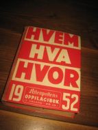 1952, HVEM HVA HVOR.
