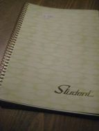Ubrukt STUDENT handbok skrivebok 80 tallet dette er nr 4