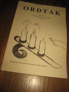 ØRJASETER, ALVHILD KVAMME: ORDTAK. 1991
