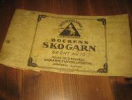 Reklame for BOCKENS SKOGARN, 50 tallet. Ca 16*28 cm stor