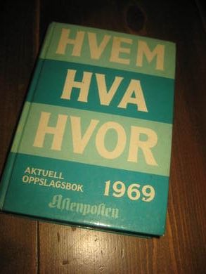 1969, HVEM HVA HVOR