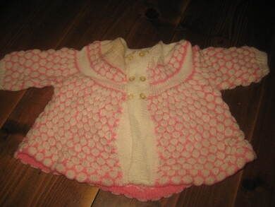 Lita spebarnsjakke 70 tallet