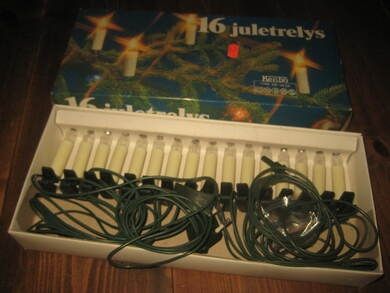 Eske KENBO juletrelys ikkje testa 60-70 tallet