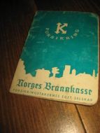 Notathefte fra Norges Brannkasse, 60 tallet.