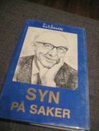 AARVIK, EGIL: SYN PÅ SAKER. 1982