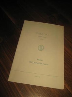 VALLDAL blad 1319 IV 1973
