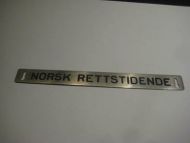 Pent skilt fra 50 tallet, brukt i bibliotek, noe for deg? NORSK RETTSTIDENDE.