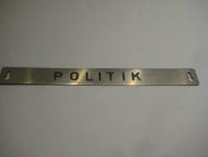 Pent skilt fra 50 tallet, brukt i bibliotek, noe for deg? POLITIKK.