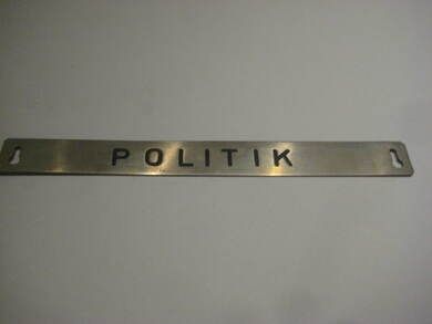 Pent skilt fra 50 tallet brukt i bibliotek noe for deg? POLITIKK
