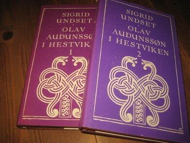 UNDSET, SIGRID: OLAV AUGUSTSSØN I HESTVIKEN. I-II, 1982