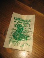 Pose med kunstig insekt brukt som åte ved fisking?