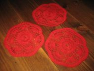 Hekla brikker ca 13 5 cm i diameter selges under ett Masse arbeid med disse dei ser ut til &aring; vere ubrukte