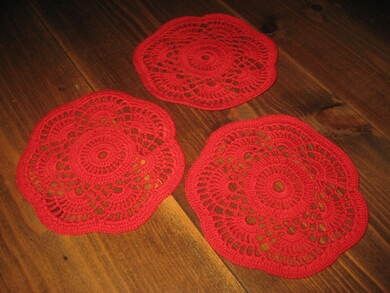 Hekla brikker ca 13 5 cm i diameter selges under ett Masse arbeid med disse dei ser ut til &aring; vere ubrukte