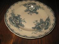 Egersund djup tallerken, 30 tallet. Ca 20.5 cm i diameter.