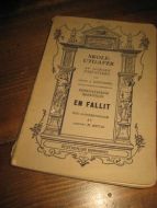 BJØRNSON, BJØRNSTJERNE: EN FALITT. Skoleutgave, 1922