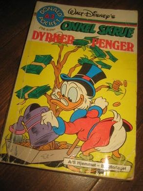 ONKEL SKRUE DYRKER PENGER nr 63