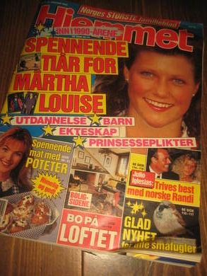 1990 nr 001 HJEMMET MARTHA