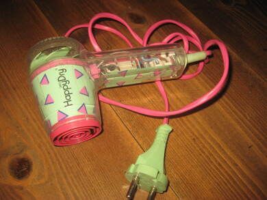 Happy Dry hårføner fra 80 tallet