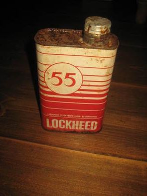 Blikk kanne 55 LOCKHEED 50-60 tallet
