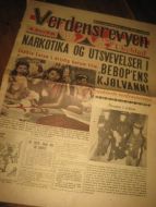 1957,nr 028, Verdensrevyen. Sophia Loren i dristig harems film.