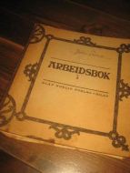 Arbeidsbok med brukte kartplansjer 40 tallet Dette er nr 1